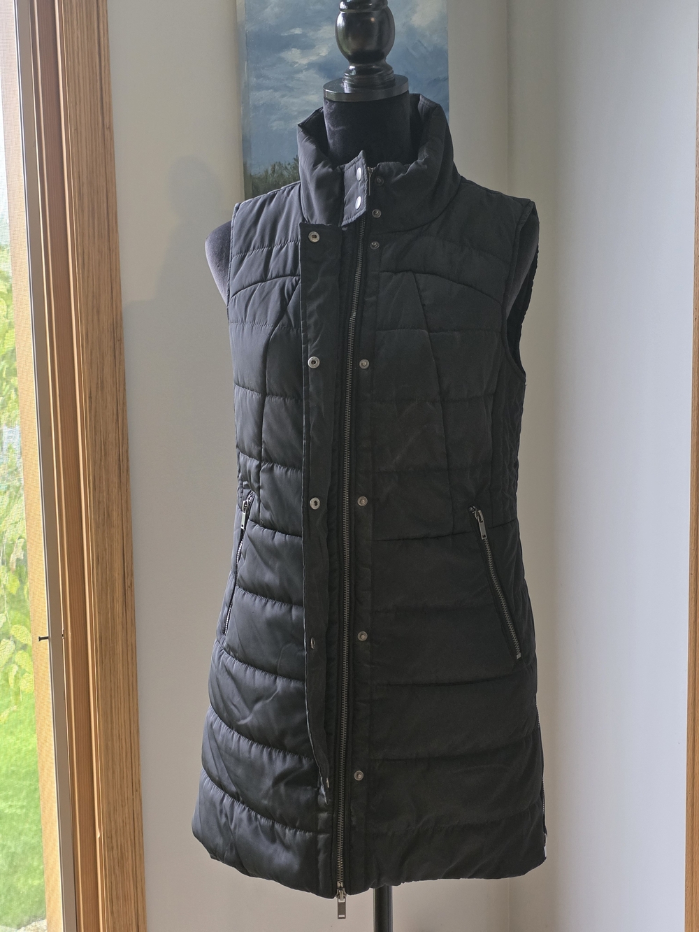 Maurices Women's Quilted Puffer Vest In Black, Size Medium